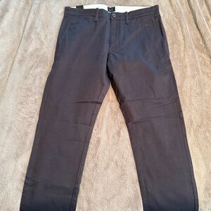 J. Crew Stretch Trousers in Dark Brown